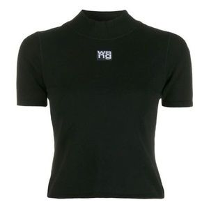 Alexander wang logo knit top